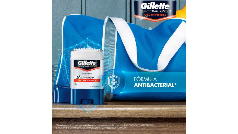 Gillette Specialized Gel Invisible com tecnologia 5✯ Active Protect+ 