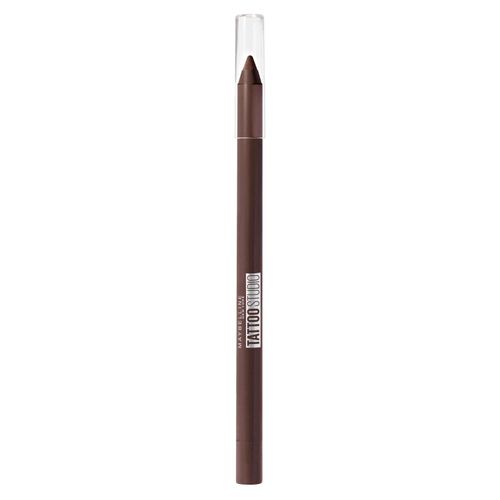 Lápiz Delineador Maybelline Tattoostudio -Color Marrón Oscuro (Bold Brown)