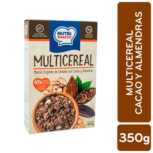 Multicereal Nutrisnacks Cacao Y Almendras -350gr