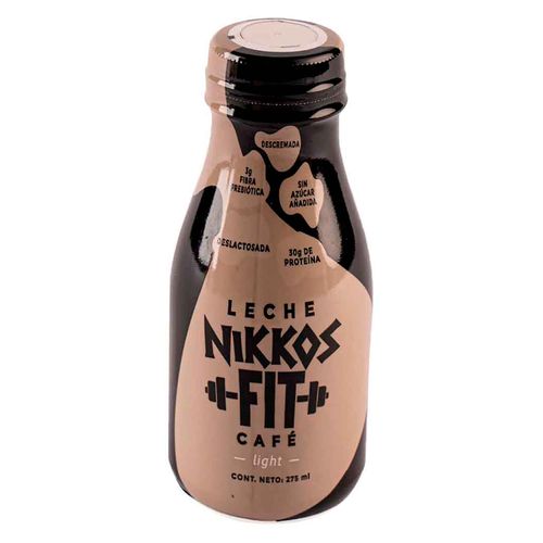 Leche Deslactosada Nikkos Fit Café light 275ml
