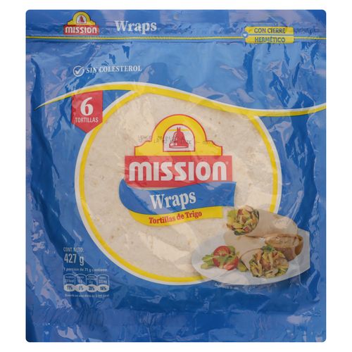 Tortilla Mision Trig Wrap Origi 6U 427Gr