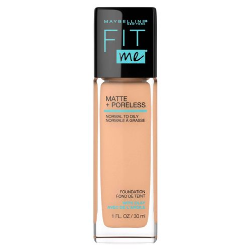 Base Líquida Maybelline Fit Me Mate Y Antiporos Warm Nude 128 -1oz