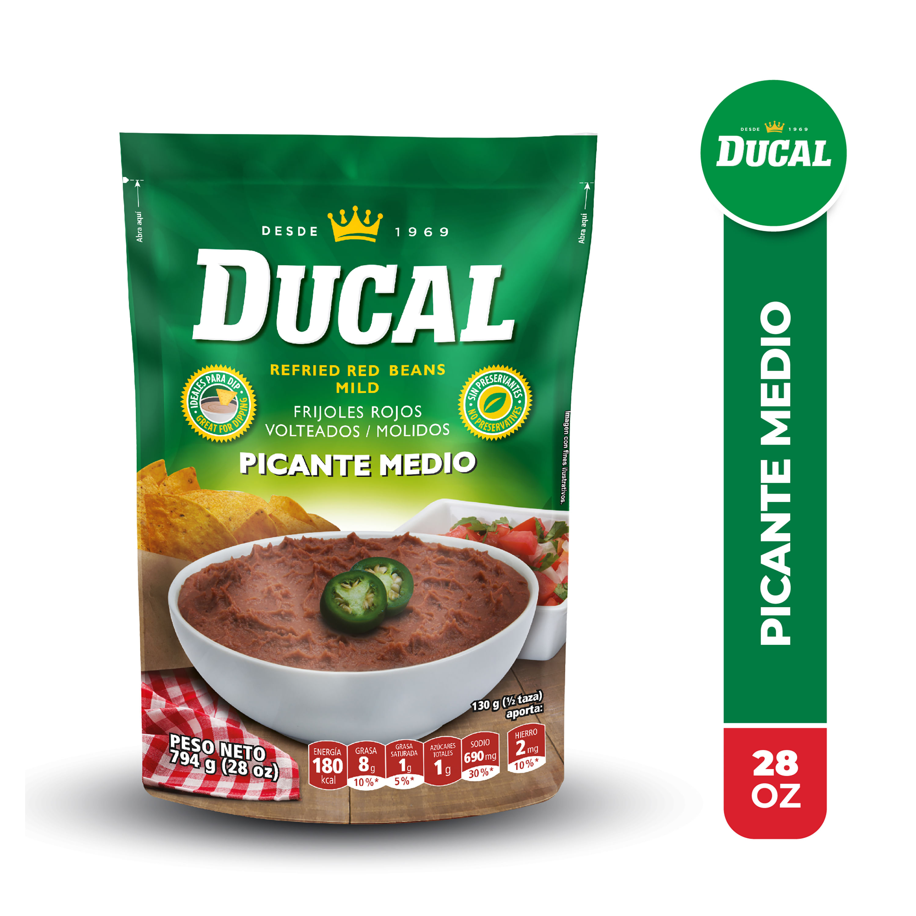 Comprar Frijol Ducal Molido Rojo Picante Medio 794gr | Walmart Costa Rica