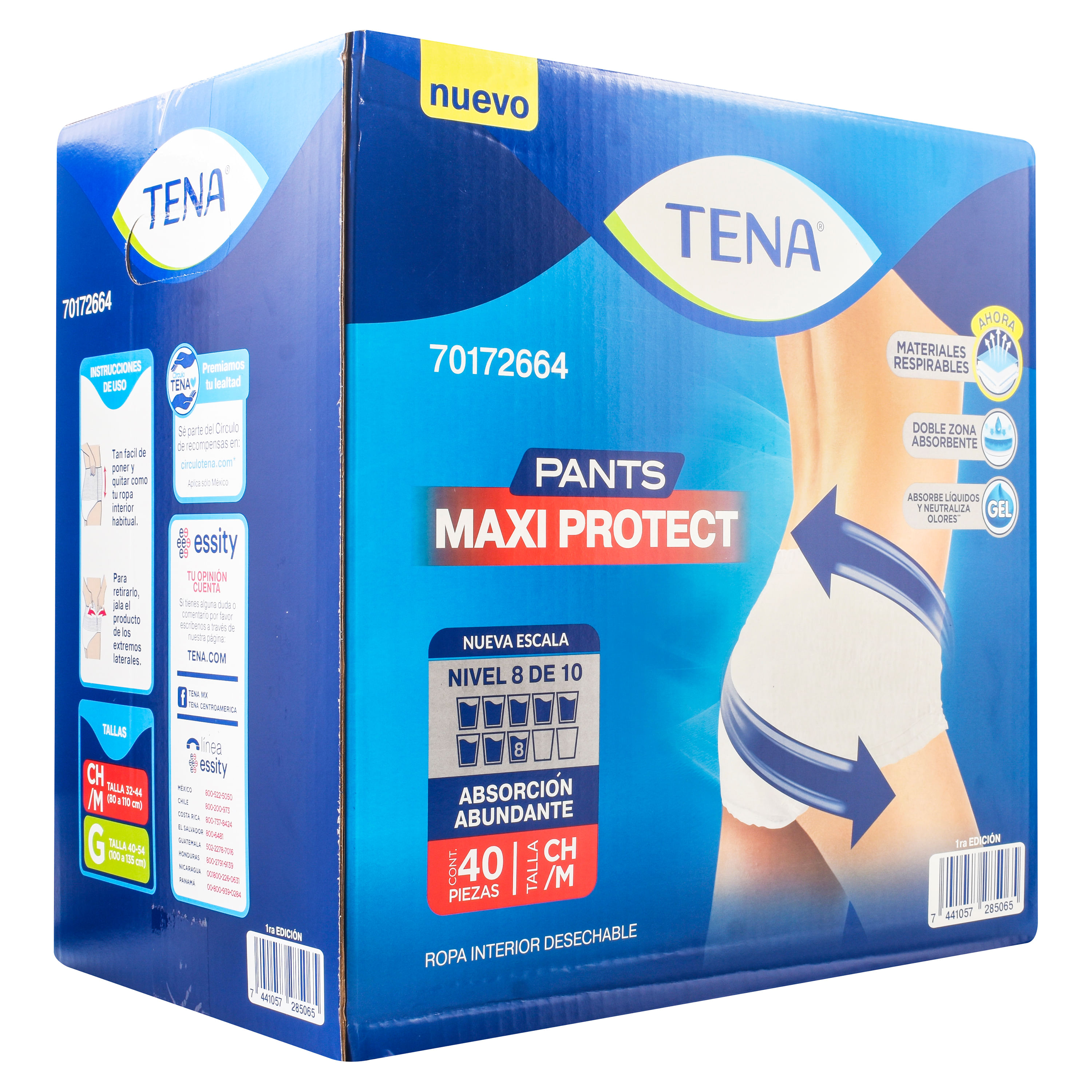 polilla Cincuenta ventilación Comprar Pañal para adulto Tena pants maxi protec talla M de 40 unidades |  Walmart Costa Rica