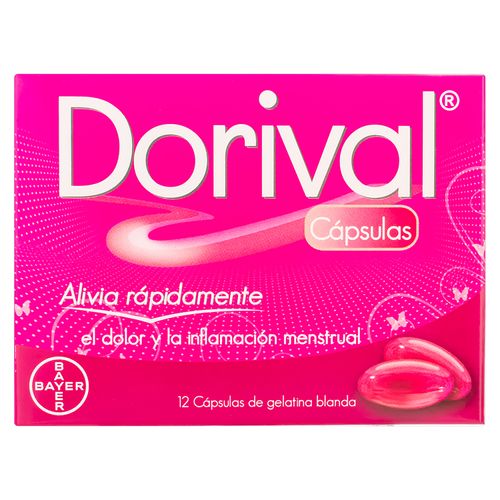 Dorival gel líquido caja 12 cápsulas - Precio indicado por caja