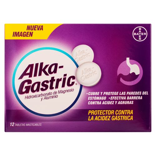 Alka Gastric X 12 Tabletas Masticables