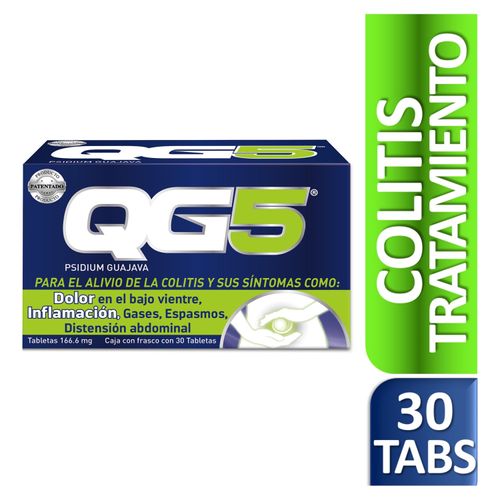 Alivio QG5 De La Colitis - 30 Tabletas