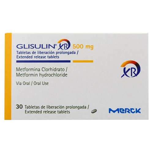 Glisulin Xr 500Mg X30 Tab X Caja