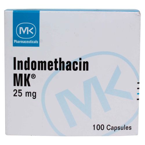 Indometacina Mk 25 Mg X 100 Capsulas