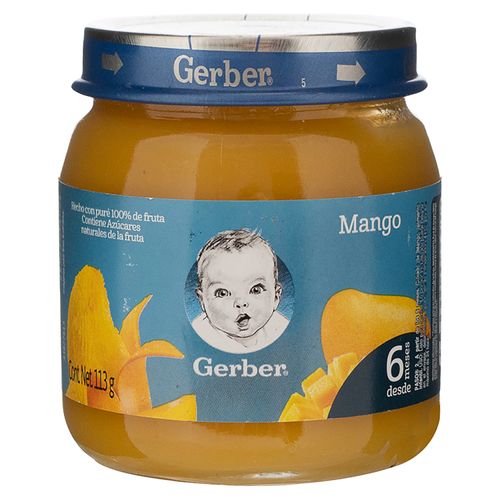 Colado para bebé Gerber sabor mango - 113 g