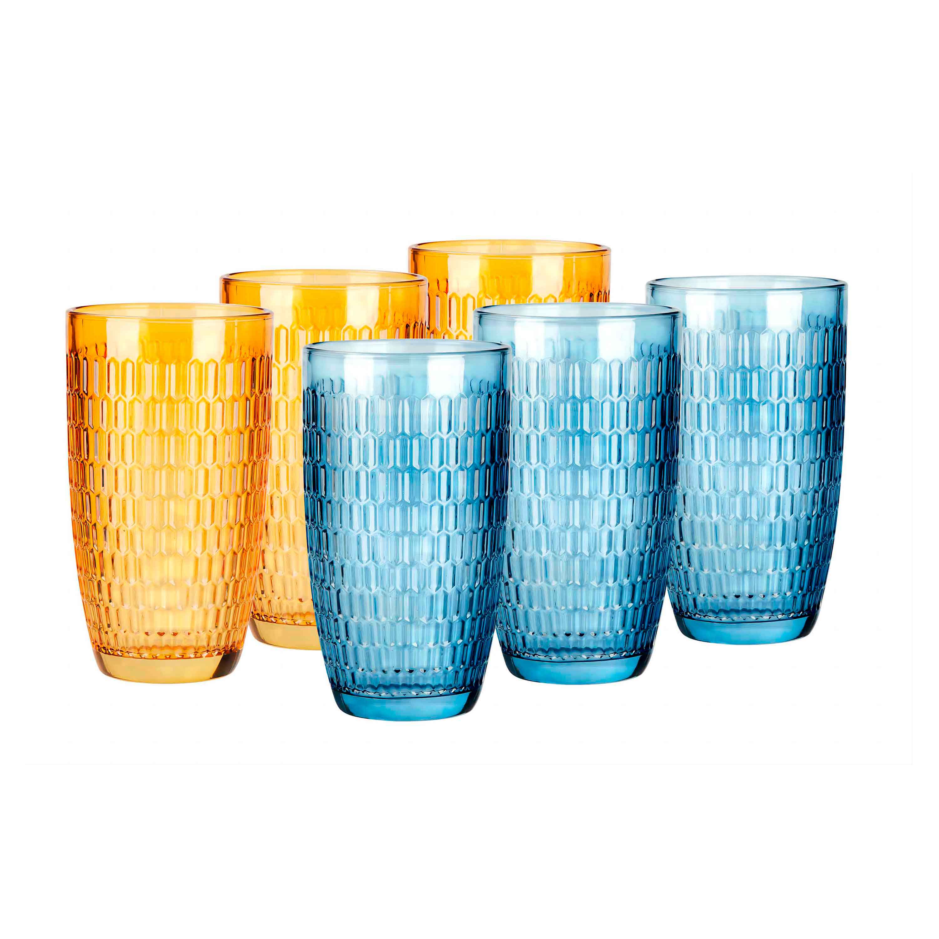 Comprar Set de 6 Vasos Vidrio Marca Haus - 370ml