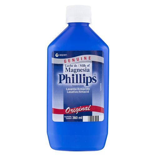 Leche De Magnesia Phillips, Sabor Original -360 ml