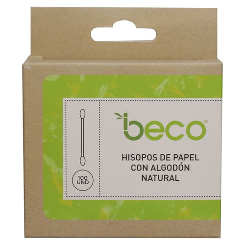 Hisopos Beco De Papel 100 Unidades