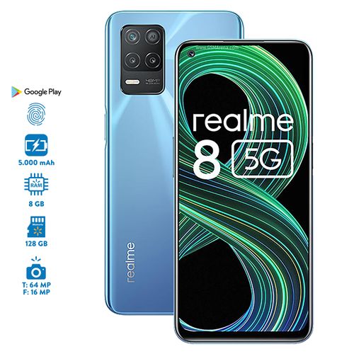 Telefono Celular Realme 8  8Gb Ram 128Gb de Almacenamiento  - unidad