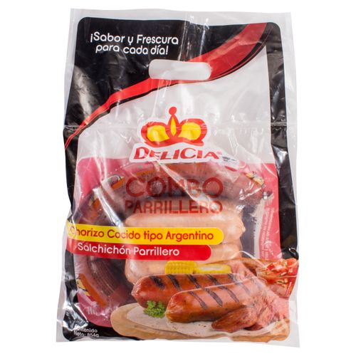 Combo Salchichón y chorizo tipo Argentino Delicia 854gr