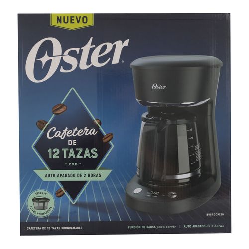 Cafetera Oster 12 Taz Programable Negra