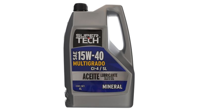 Aceite Supertech 15W40 Mineral - Galon - Maxi Palí