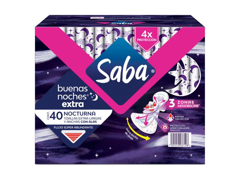 Toallas-Femeninas-Saba-Buenas-Noches-Extra-Flujo-S-per-Abundante-Con-Alas-40-Unidades-1-34881