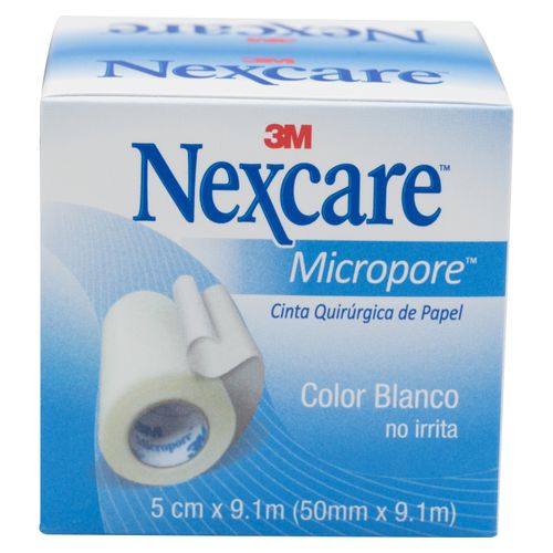 Cinta Quirúrgica Nexcare Blanca 5 cmx 9.1 m