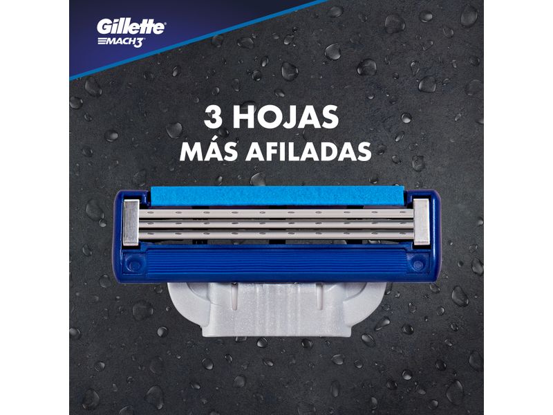 Repuestos-de-afeitar-para-hombre-Gillette-Mach3-Turbo-con-banda-lubricante-30-m-s-grande-2-unidades-6-32721