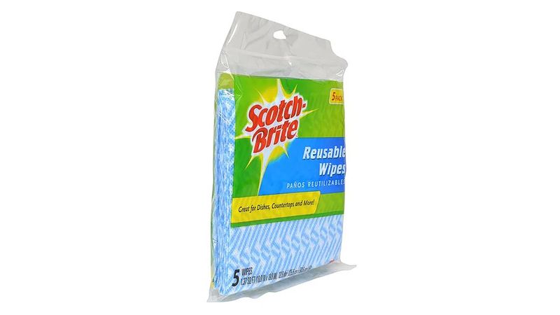 Scotch-Brite Reusable Wipes, 30 Paños Reutilizables (Pack de 6 x 5) -  Superunico - El Supermercado 100% Online de Panamá