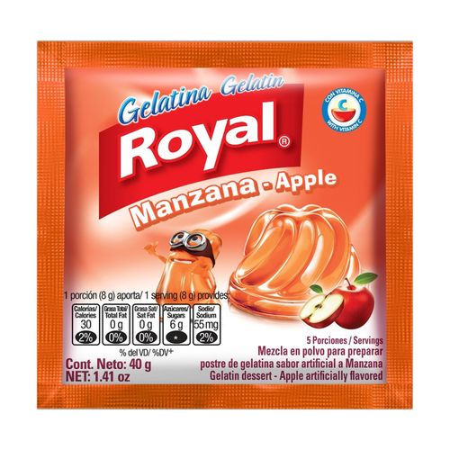 Gelatina Royal Sabor Manzana -40g