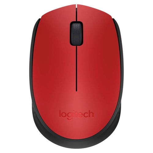 Mouse Logitech, Inalámbrico Color Rojo M170