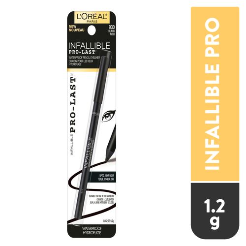 Lápiz Delineador De Ojos L'Oréal Paris Infallible Pro-Last Liner Black -1.20gr