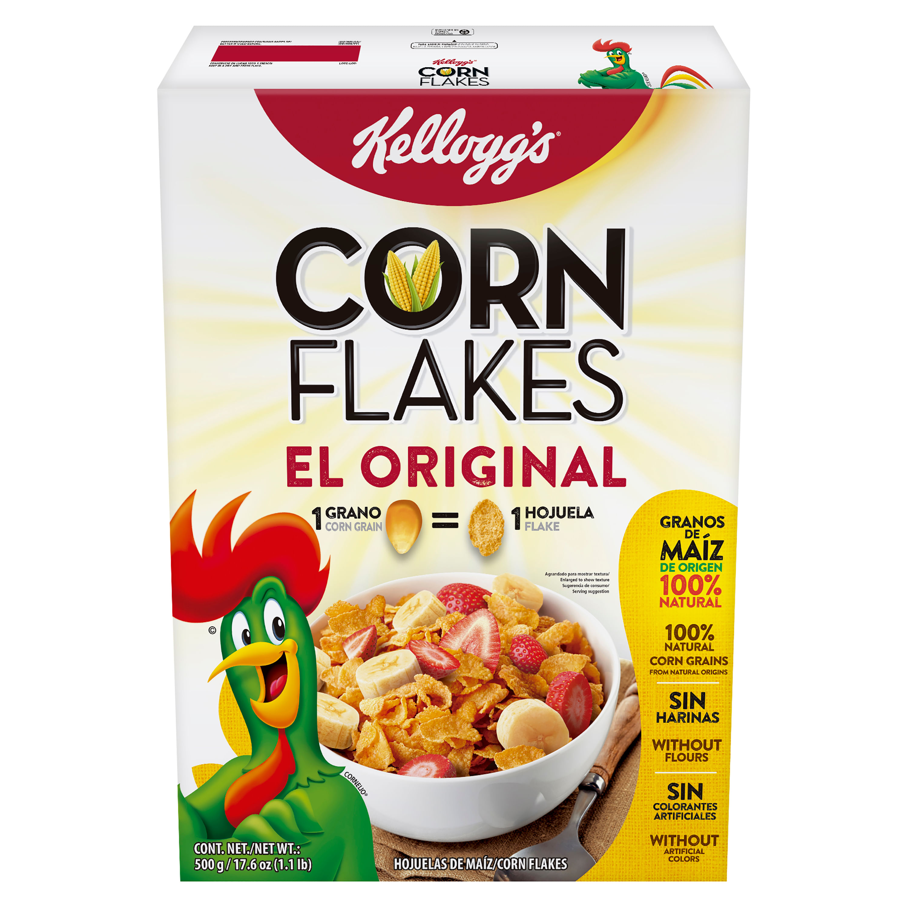 Comprar Cereal Corn Flakes Kellogg -500 gr