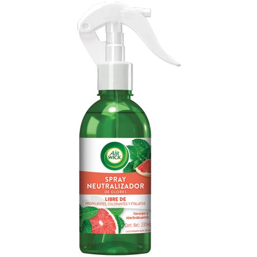 Aromatizante Airwick spray de toronja hierba buena -237ml