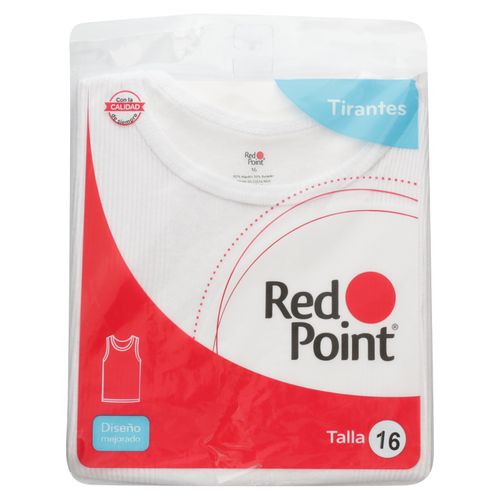 Camiset Nino Tir Red Point Blanco T 16