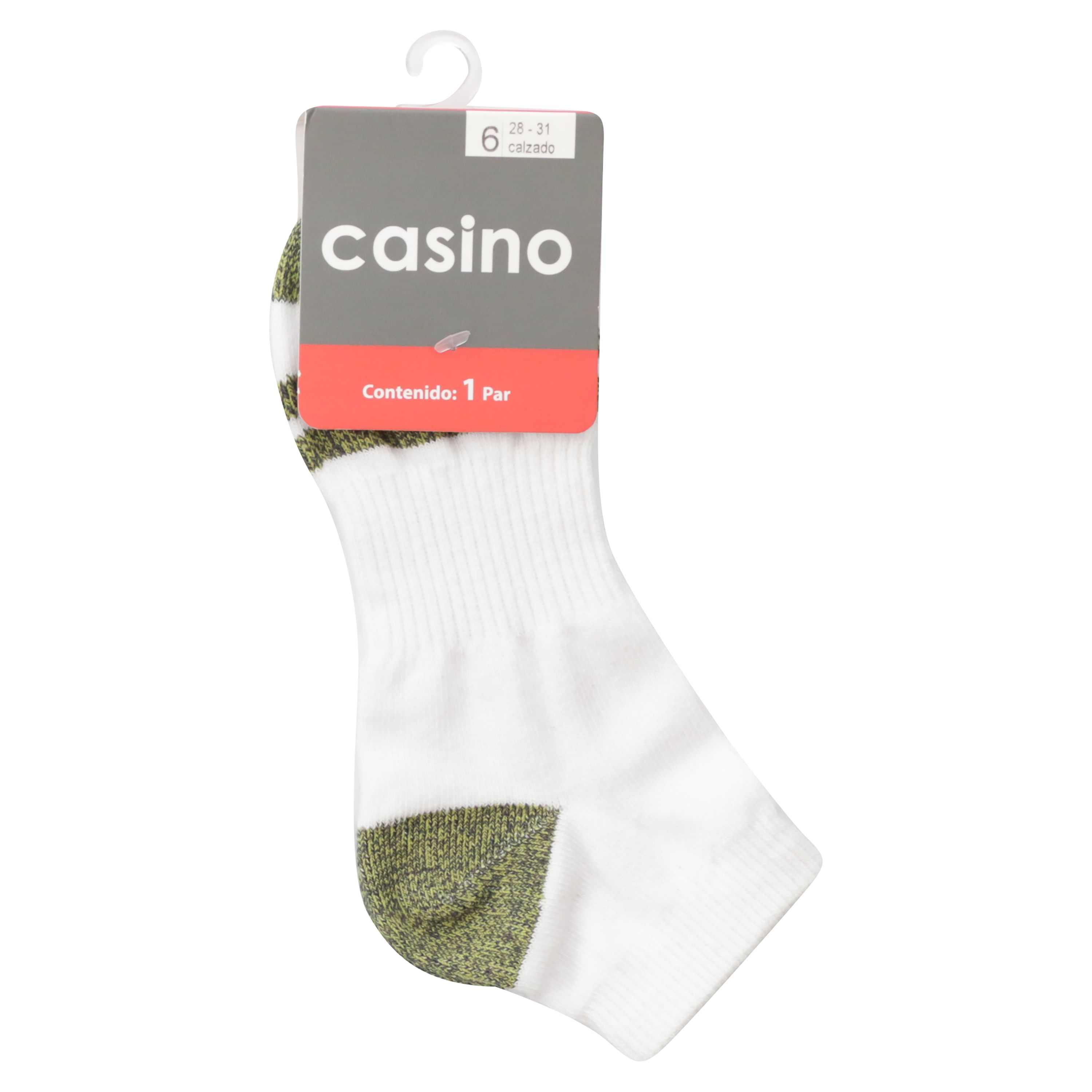 Calcetines algodón originales casino para hombre (6 pares)
