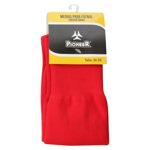 Calcetín Pioneer Futbol color Rojo