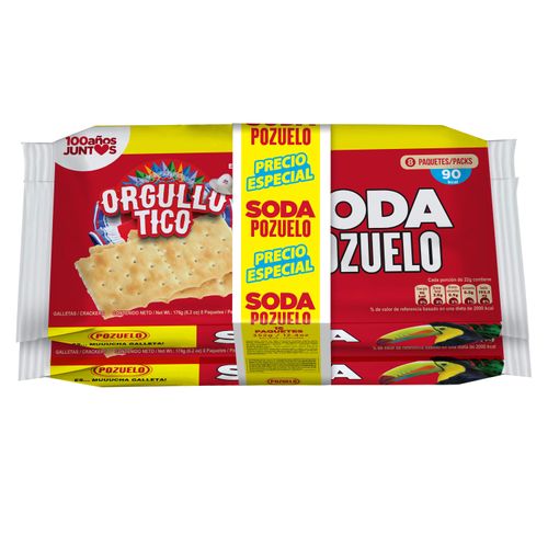 Galleta Pozuelo Soda Pack - 352gr