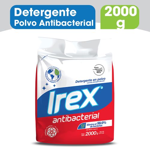 Detergente En Polvo Irex Antibacterial - 2000g