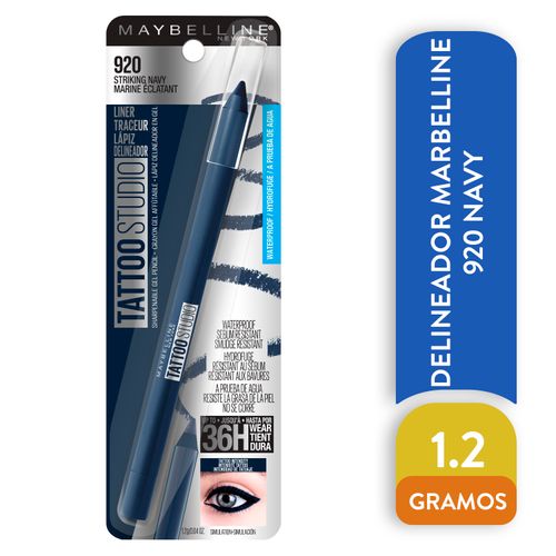 Delineador De Ojos Maybelline Tatto Studio Navy 920