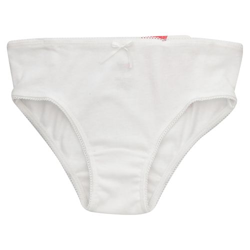 Calzon Red Point Para Niña Color Blanco Talla 12