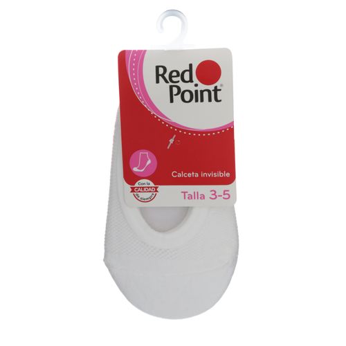 Calceta Red Point Para Niña Color Blanco Talla 3 - 5