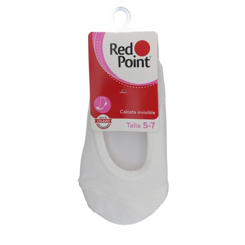 Calcetín Red Point Para Niña Tipo Pet, Talla 5-7 Blanco