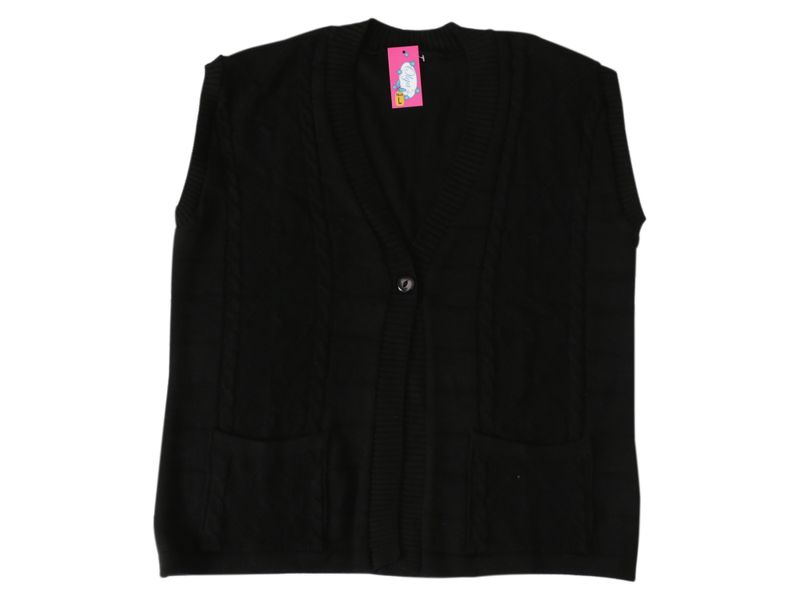 Chaleco-Tejido-Dama-Gener-Negro-Talla-L-1-52599