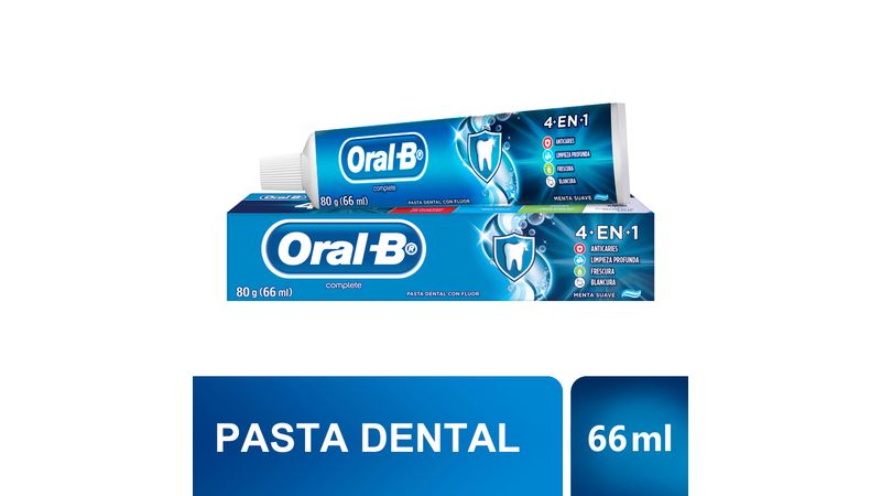 Comprar Pasta Denta Oral B Complete 4En1 Con Flúor 80g Walmart