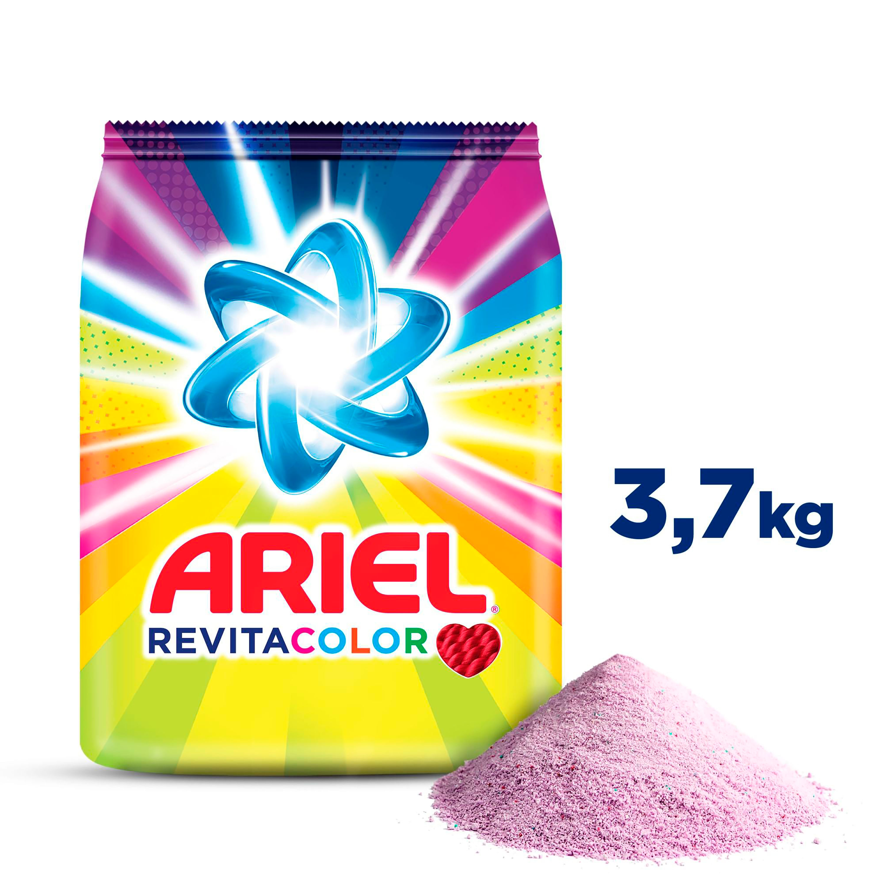 ARIEL Detergente en polvo para ropa 500G Aroma Original 3-Pack