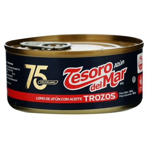 Atún Tesoro del Mar trozos en aceite - 140 g