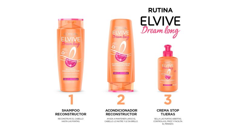 Acondicionador L'Oréal Paris Elvive Dream Long Liss 680 ml