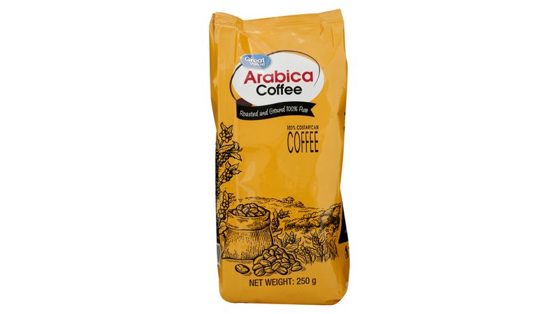 Comprar Café 100% Puro, Arabica 1820 Molido Clásico, Tueste Oscuro -1000gr, Walmart Costa Rica - Maxi Palí