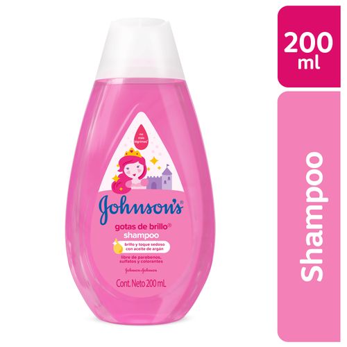 Shampoo Infantil Johnson's Gotas de Brillo -200 ml