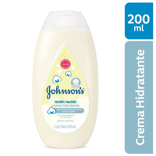 Crema Corporal Bebé Johnson's Recién Nacido -200ml