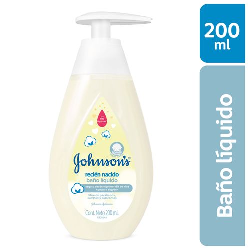 Jabón Johnson Liquido Recién Nacidos -200 ml