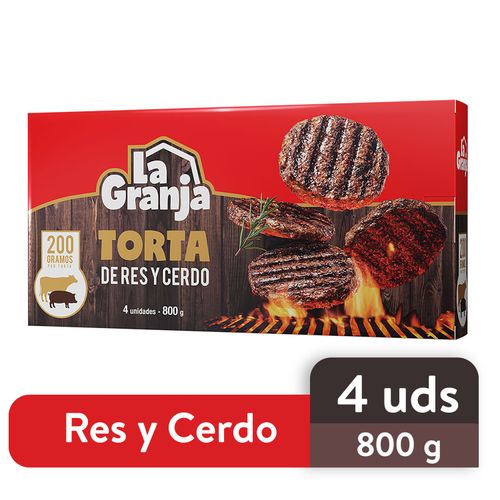 Tortas La Granja de Res y Carne -800g