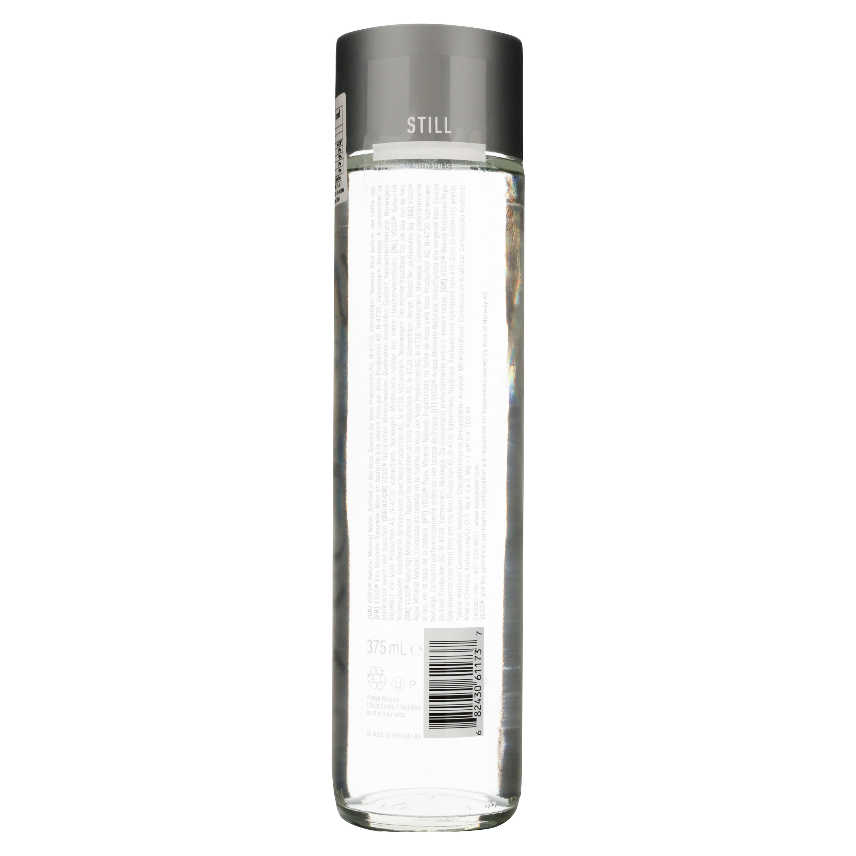 Agua mineral voss carbonatada botella vidriox375ml - Tiendas Metro